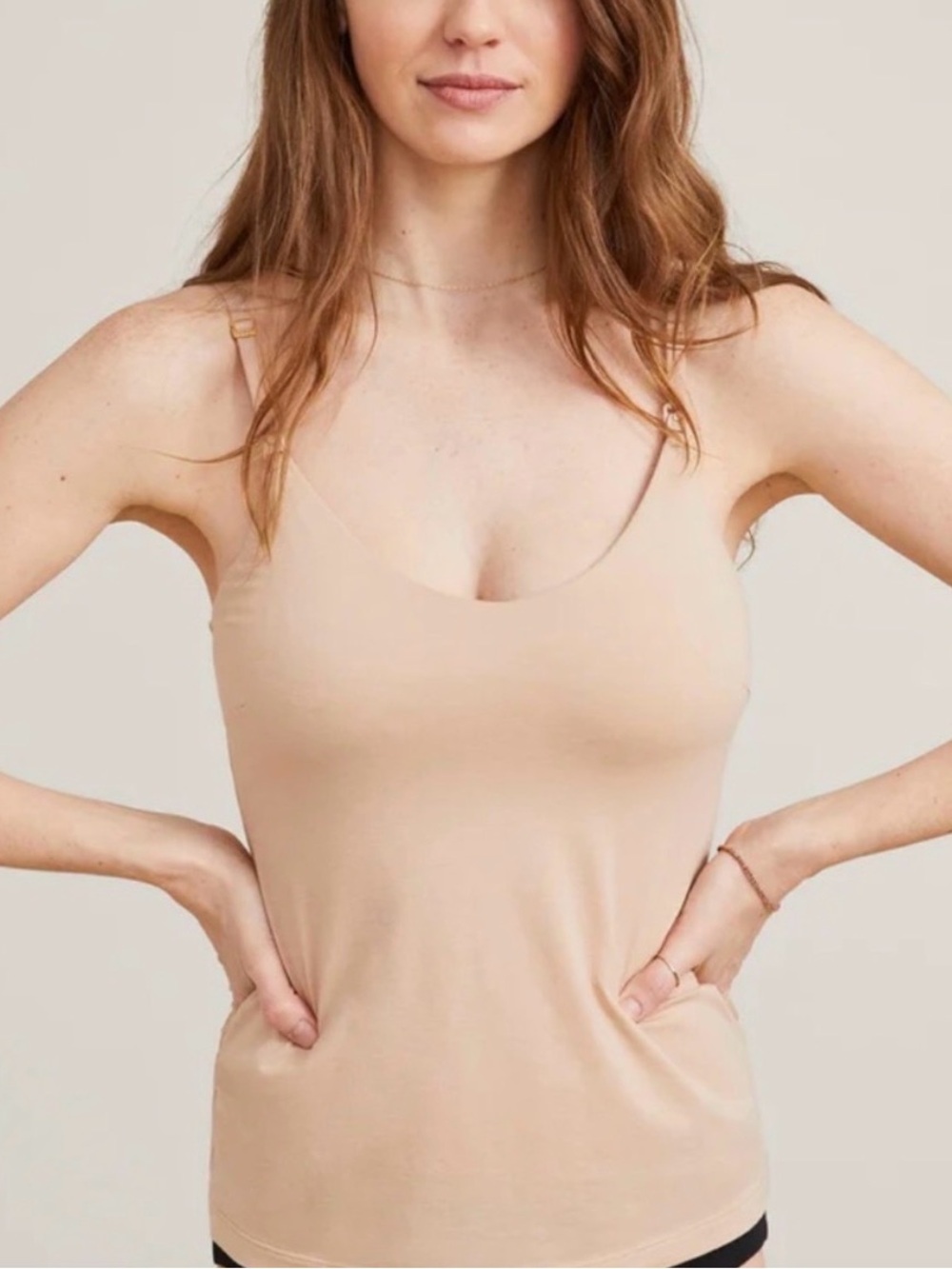 HATCH The 24/7 Nursing Tank size large in beige